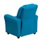 Emma and Oliver Contemporary Kids Recliner with Cup Holder and Headrest